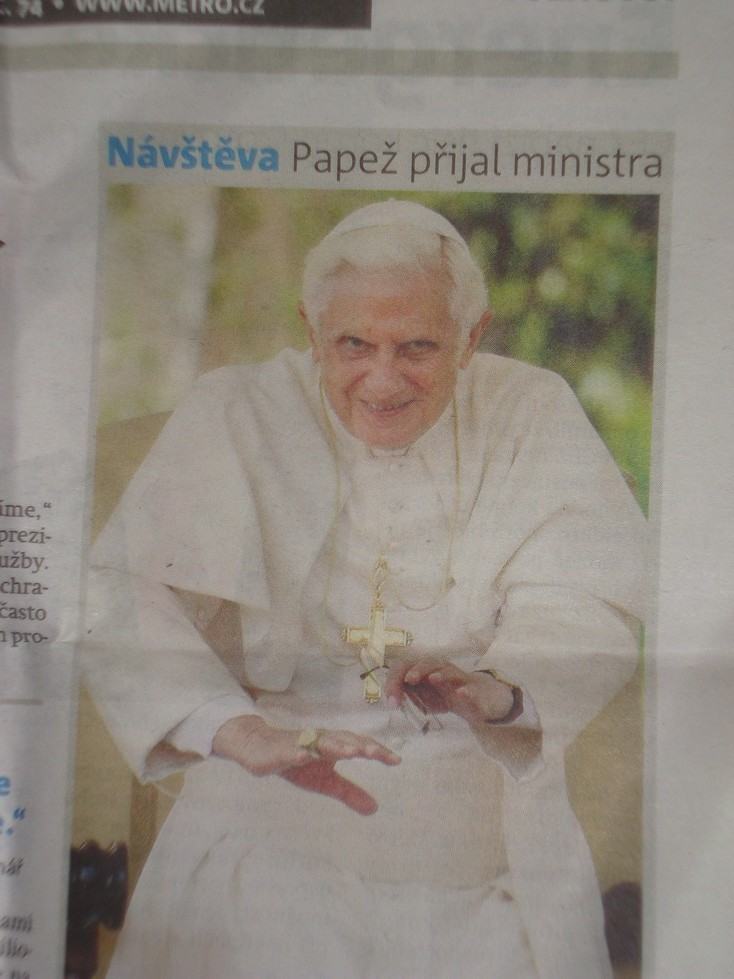 Obrázek Pope wants your brain