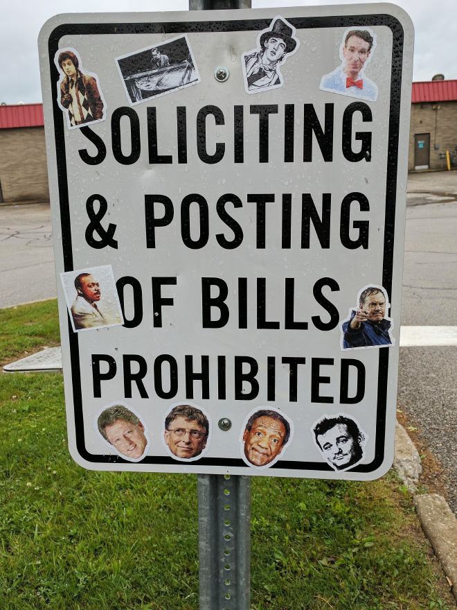 Obrázek Posting of Bills Prohibited