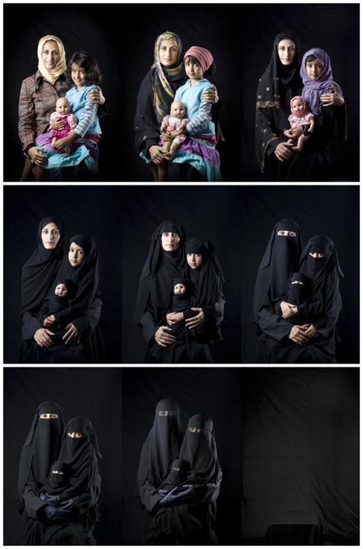 Obrázek Poznej muslimske zeme podle urovne zahaleni