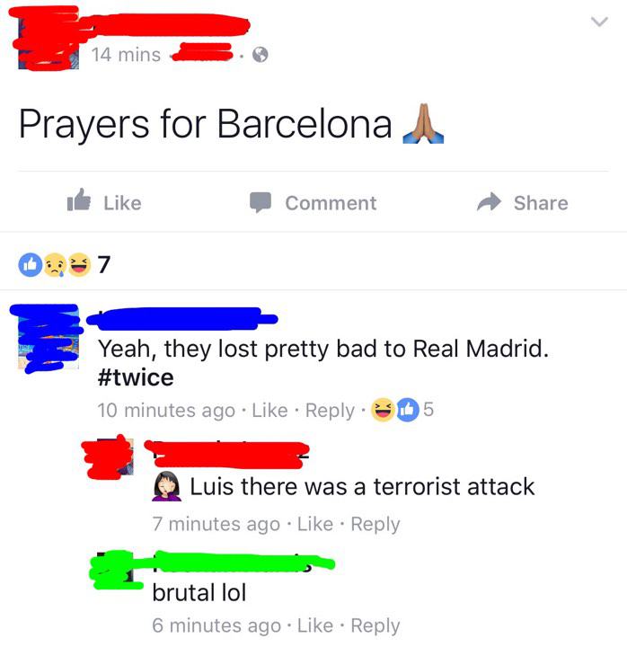 Obrázek Prayers for Barcelona