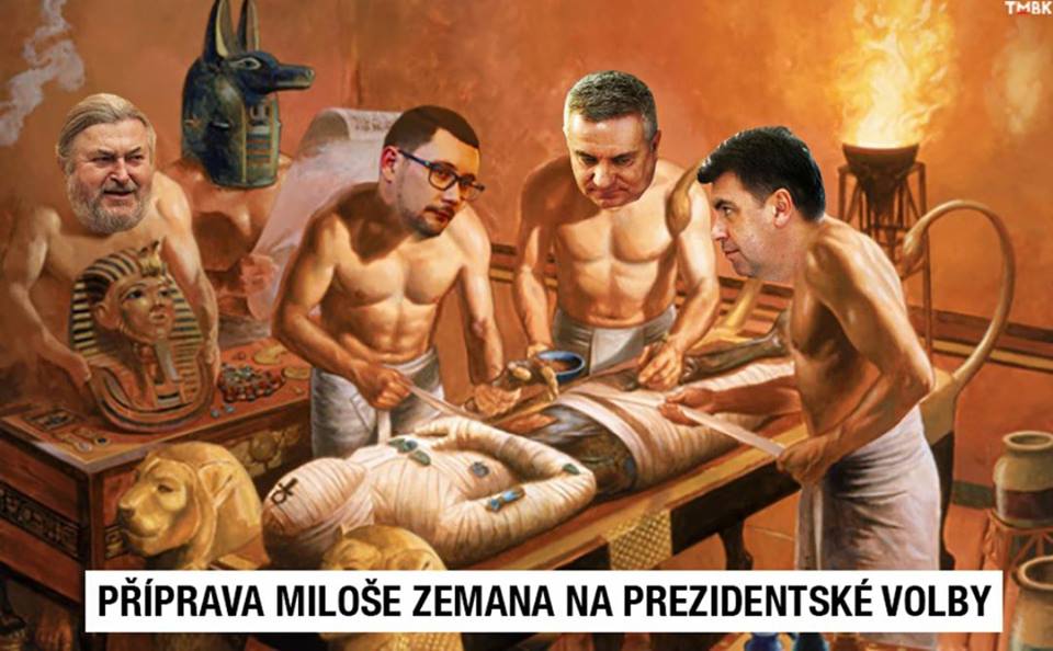 Obrázek Priprava Milose Zemana na prezidentske volby
