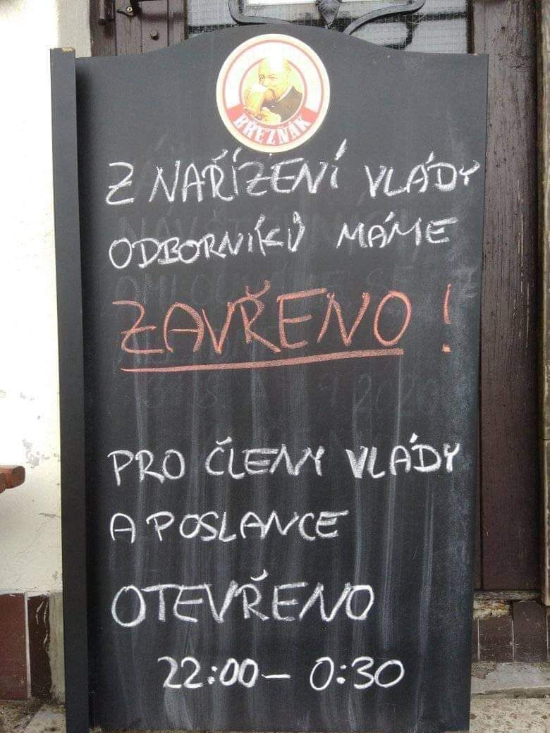 Obrázek Pro cleny vlady otevreno