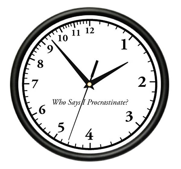 Obrázek Procrastinators clock