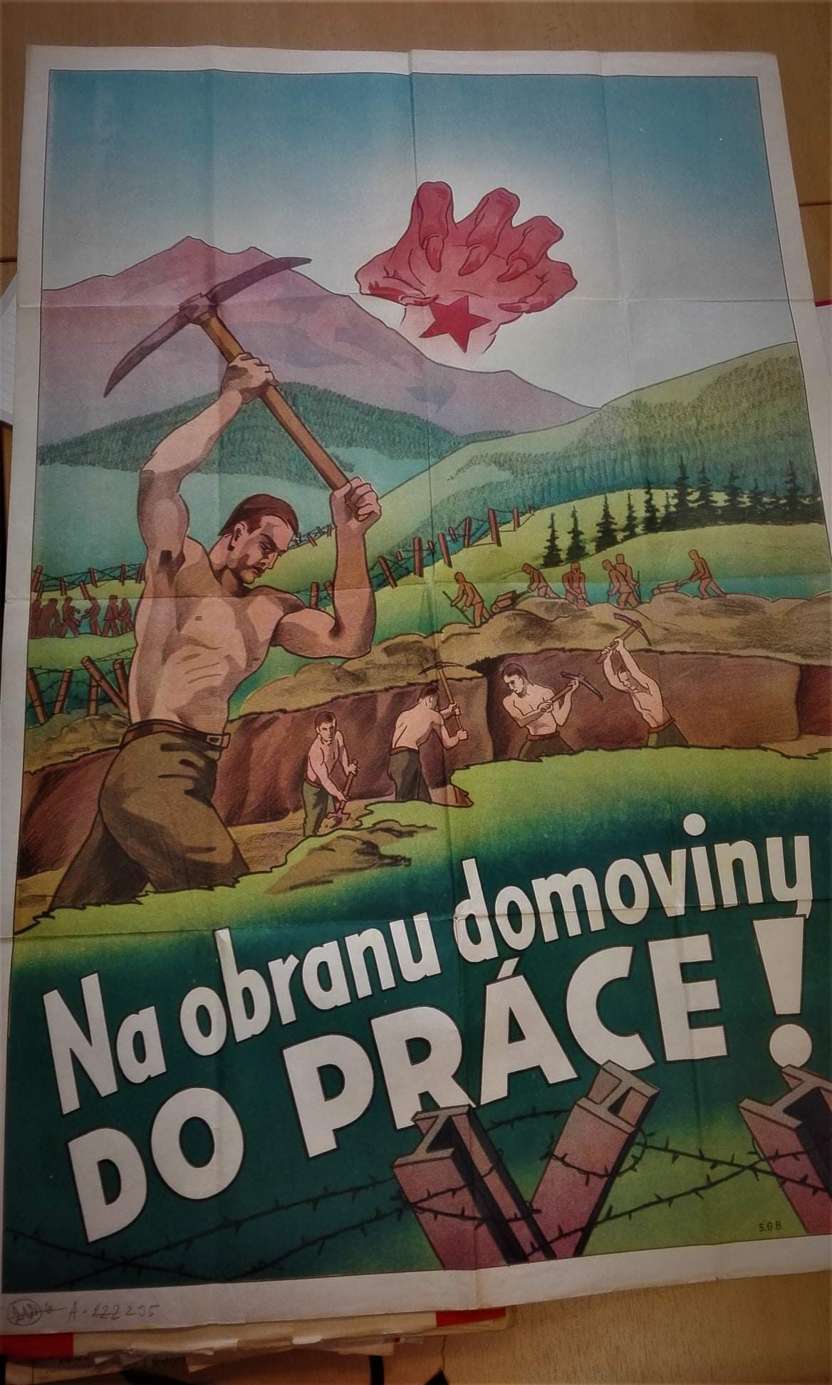 Obrázek Protektoratni propagandisticky plakat cca 1944