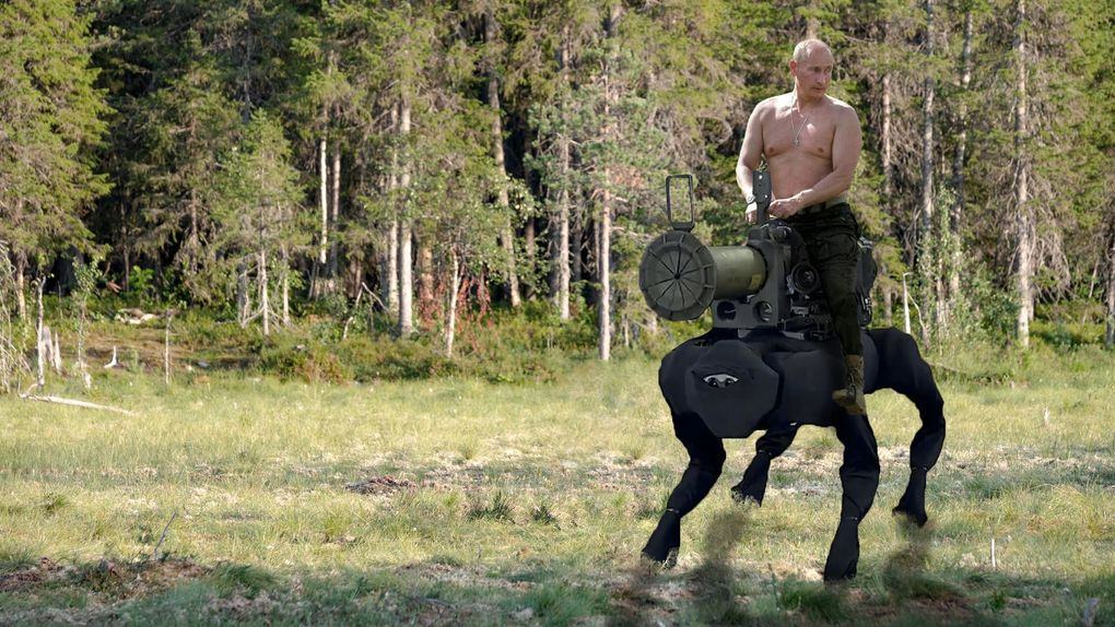 Obrázek Putin na robopsovi