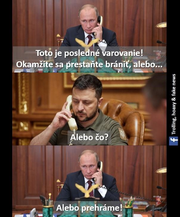 Obrázek Putinovo ultimatum