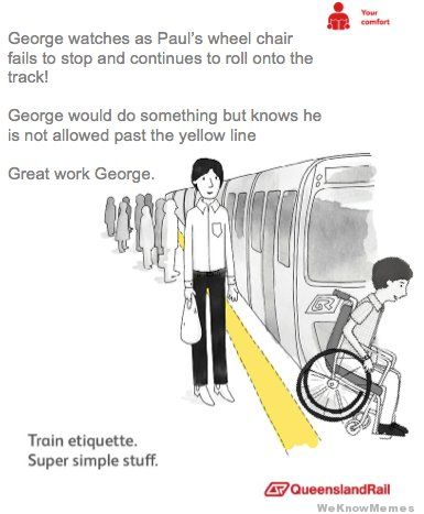 Obrázek QueenslandRailway etiquette 3