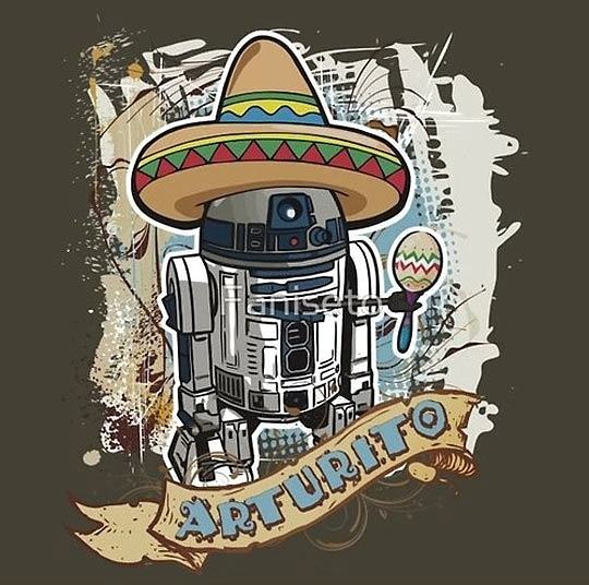 Obrázek R2D2-sombrero-Mexican-Arturito