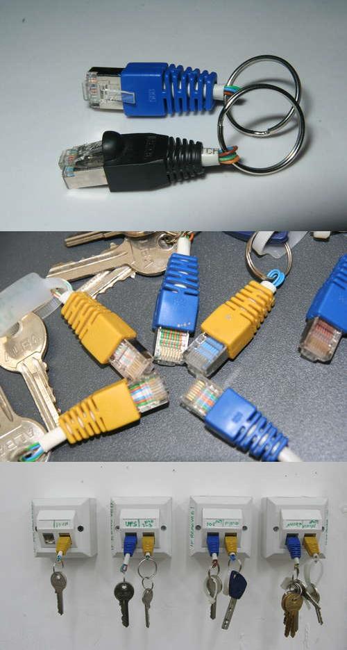 Obrázek RJ-45 key chain and rack