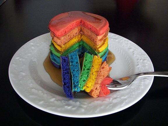Obrázek Rainbow Pancakes Look Cool