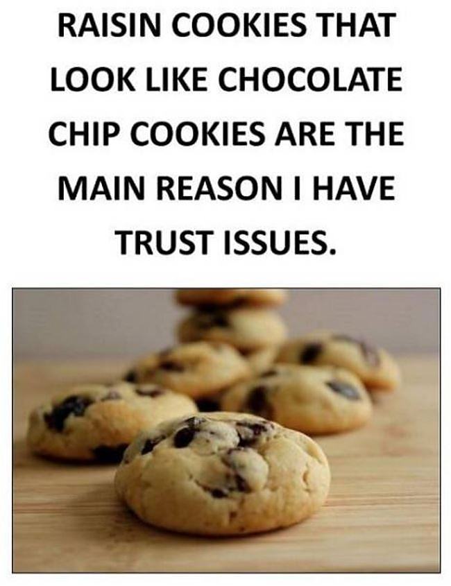 Obrázek Raisin Cookies Are Evil