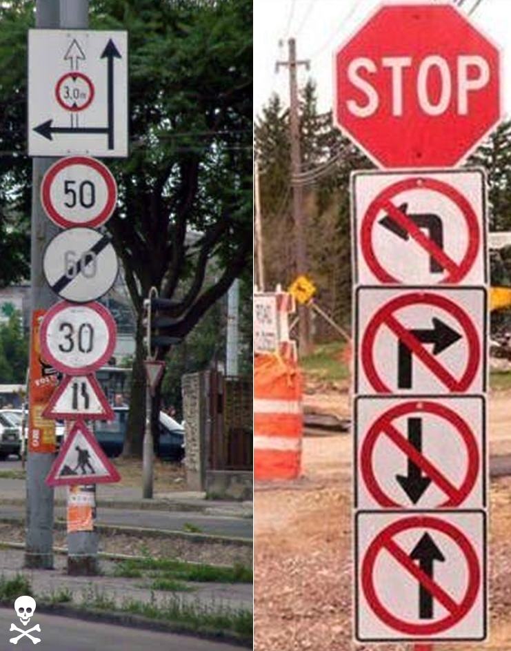 Obrázek Road signs fail