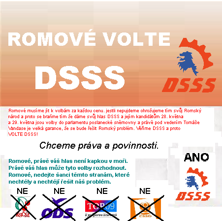 Obrázek Romove volte CSSD parodie