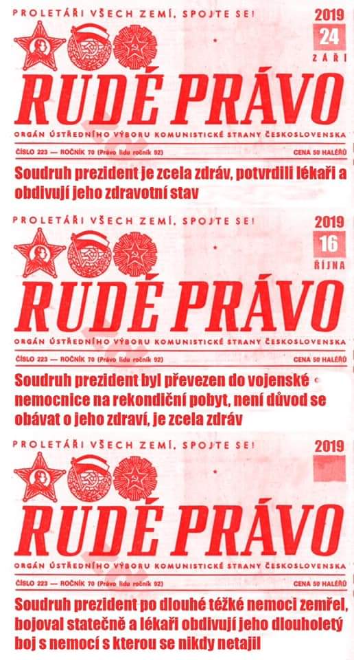 Obrázek Rude pravo o soudruhu prezidentovi