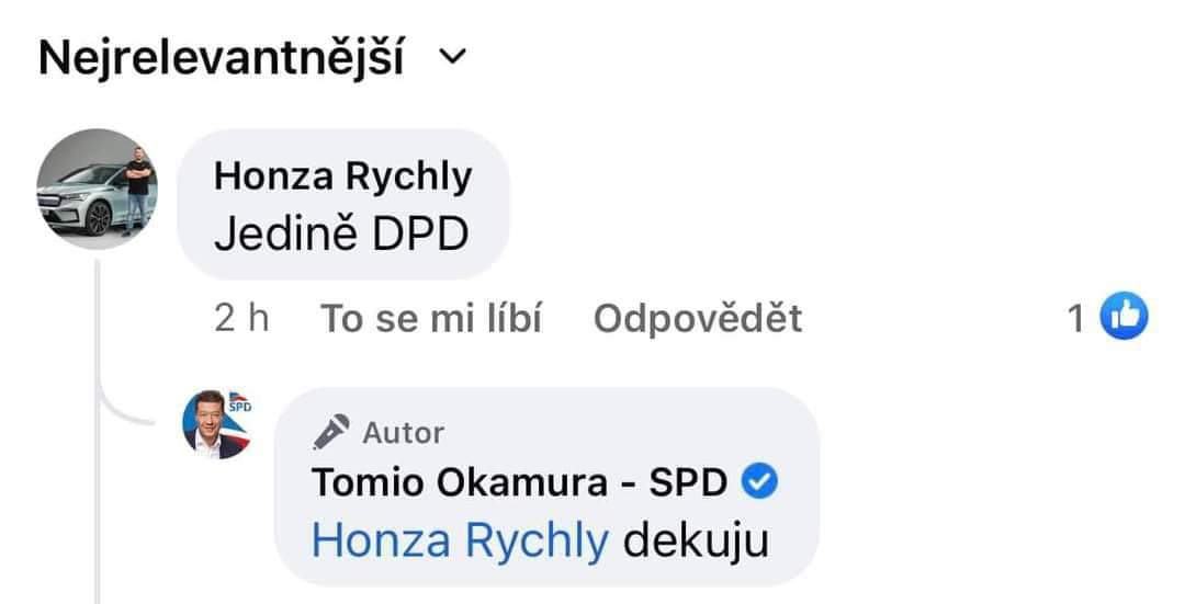 Obrázek SPD nyni s podporou DPD