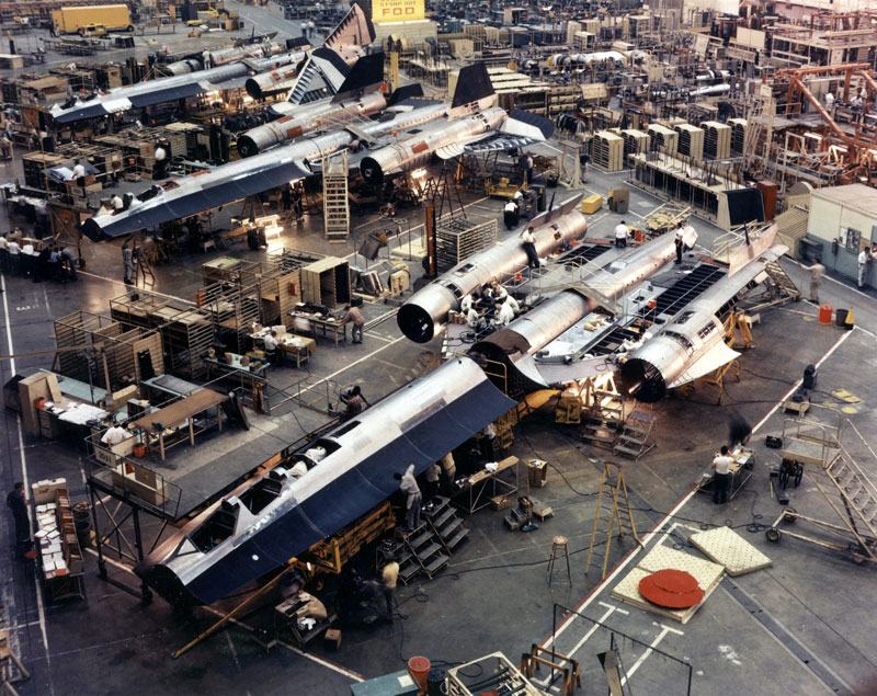 Obrázek SR71 factoryfloor SkunkWorks
