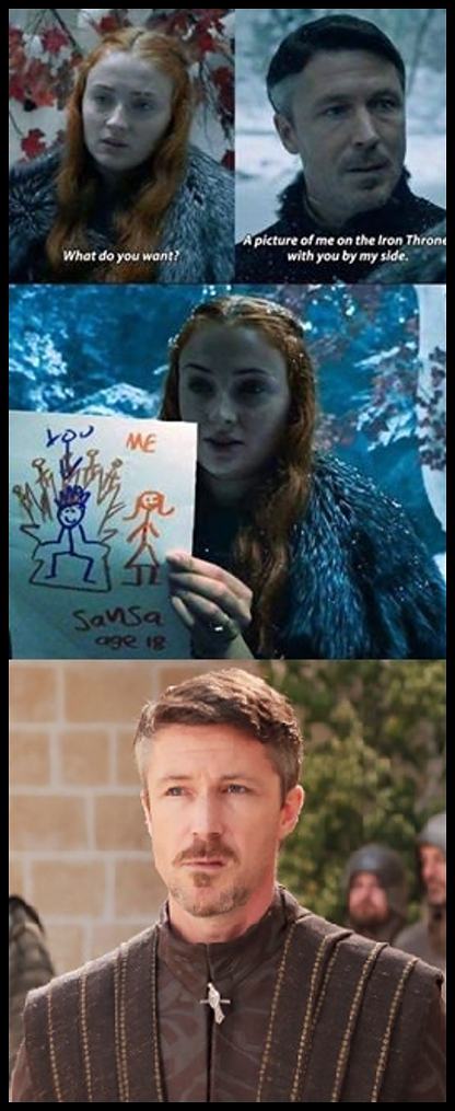 Obrázek Sansa trolls Littlefinger