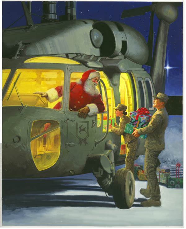 Obrázek Santa chysta na Novej rok prima ohnostroj