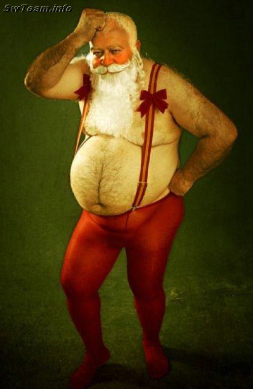 Obrázek Santa se nevejde do kostymu