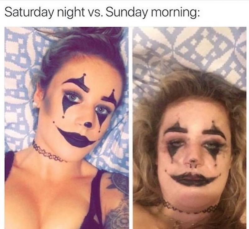 Obrázek Saturday Night Vs Sunday MorninG