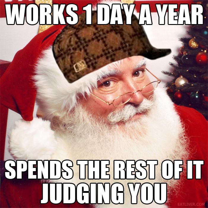 Obrázek Scumbag Santa