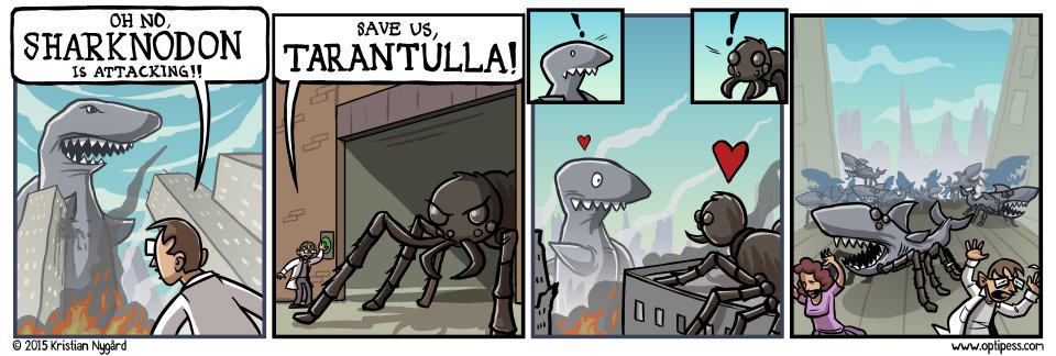 Obrázek Sharknodon-vs-Tarantulla