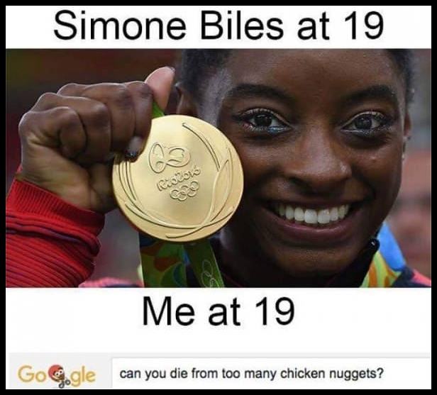 Obrázek Simone Biles Vs Me