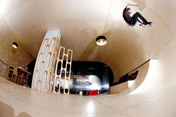 Obrázek Skateboardable House With No Corners