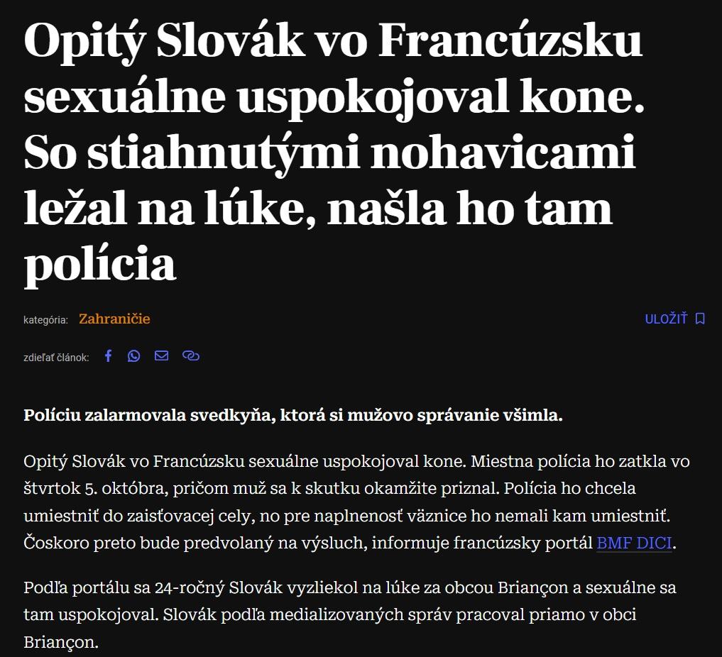 Obrázek Slovaci co utekli pred Ficem do Francie jsou pekni uchylaci