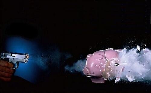 Obrázek Slow Motion Bullet Hitting Object4