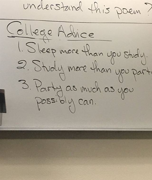 Obrázek Some Advice For College    