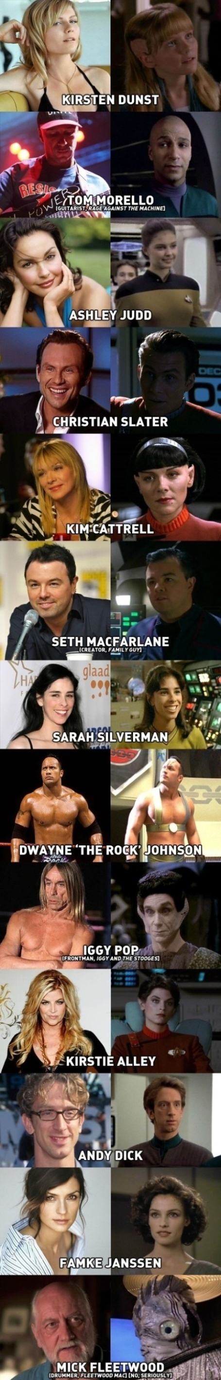 Obrázek Some famous people you never knew were in Star Trek