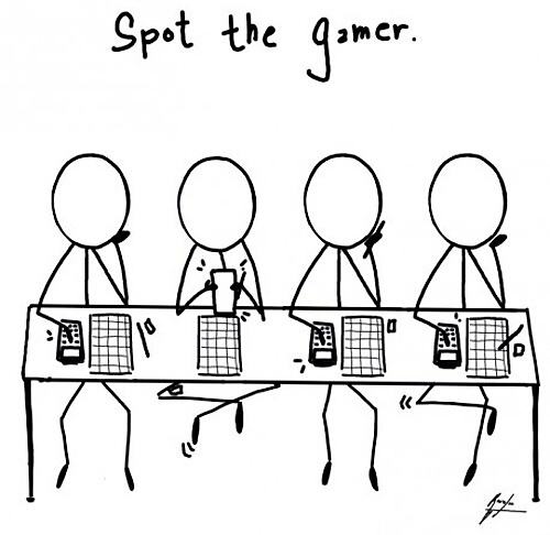 Obrázek Spot the gamer