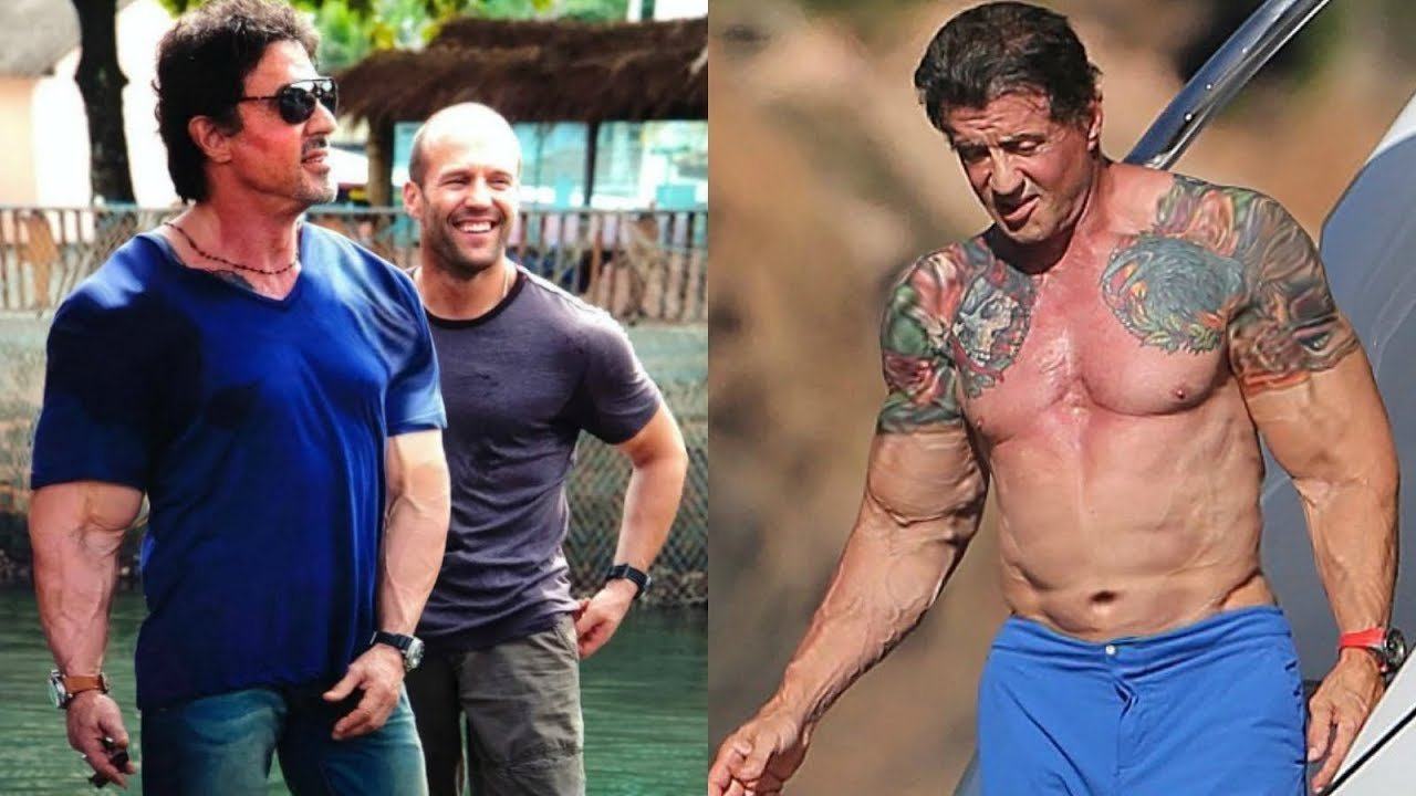 Obrázek Stallone v 71 - hodinky na obou prackach