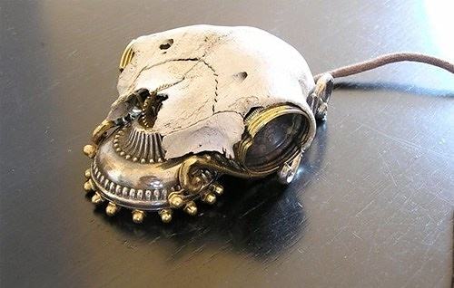 Obrázek Steampunk Sheep Skull Mouse 15-03-2012