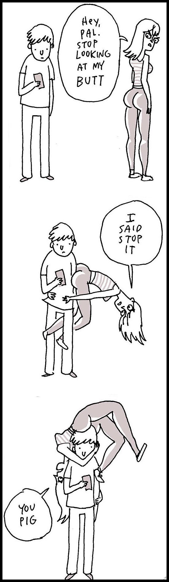 Obrázek Stop&nbsp;LookingAtMyButt