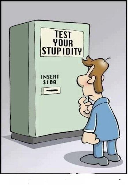 Obrázek Stupidity can be expensive