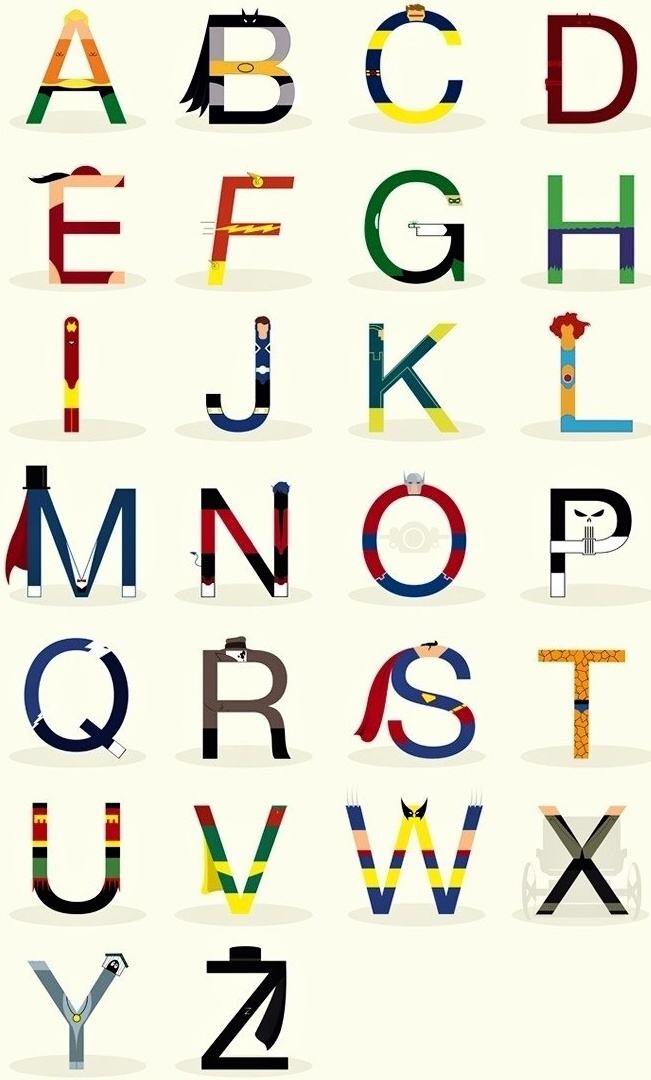 Obrázek Superhero Alphabet