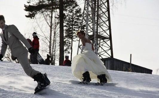 Obrázek Svatba na svahu