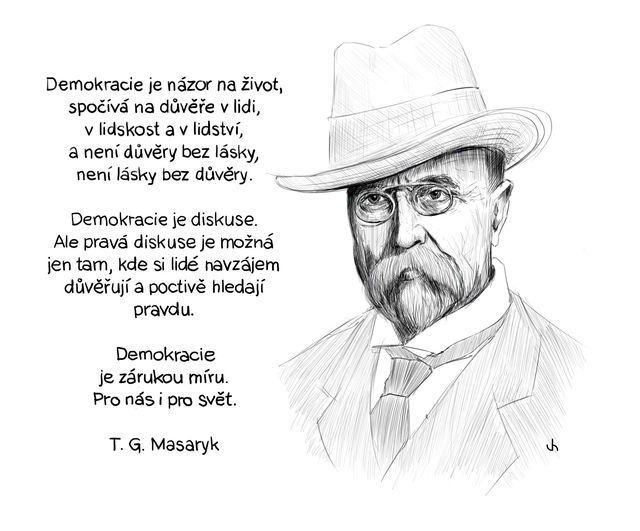Obrázek TGM  demokracie