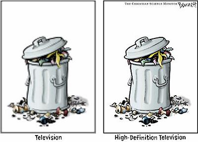 Obrázek TV vs HDTV