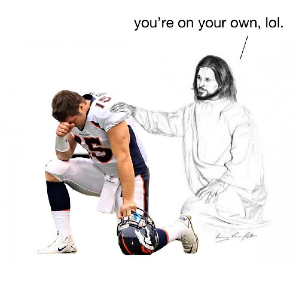 Obrázek Tebow and Jesus 15-01-2012