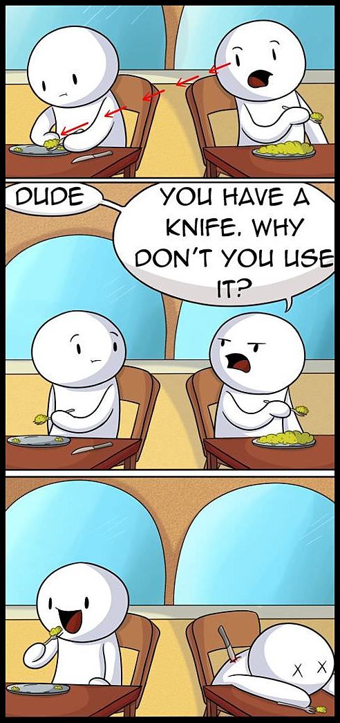Obrázek Thats how I use the knife. . . 
