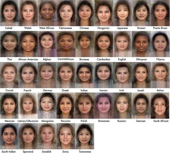 Obrázek The-average-face-of-women-across-the-world