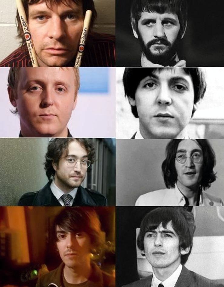 Obrázek The Beatles and their sons