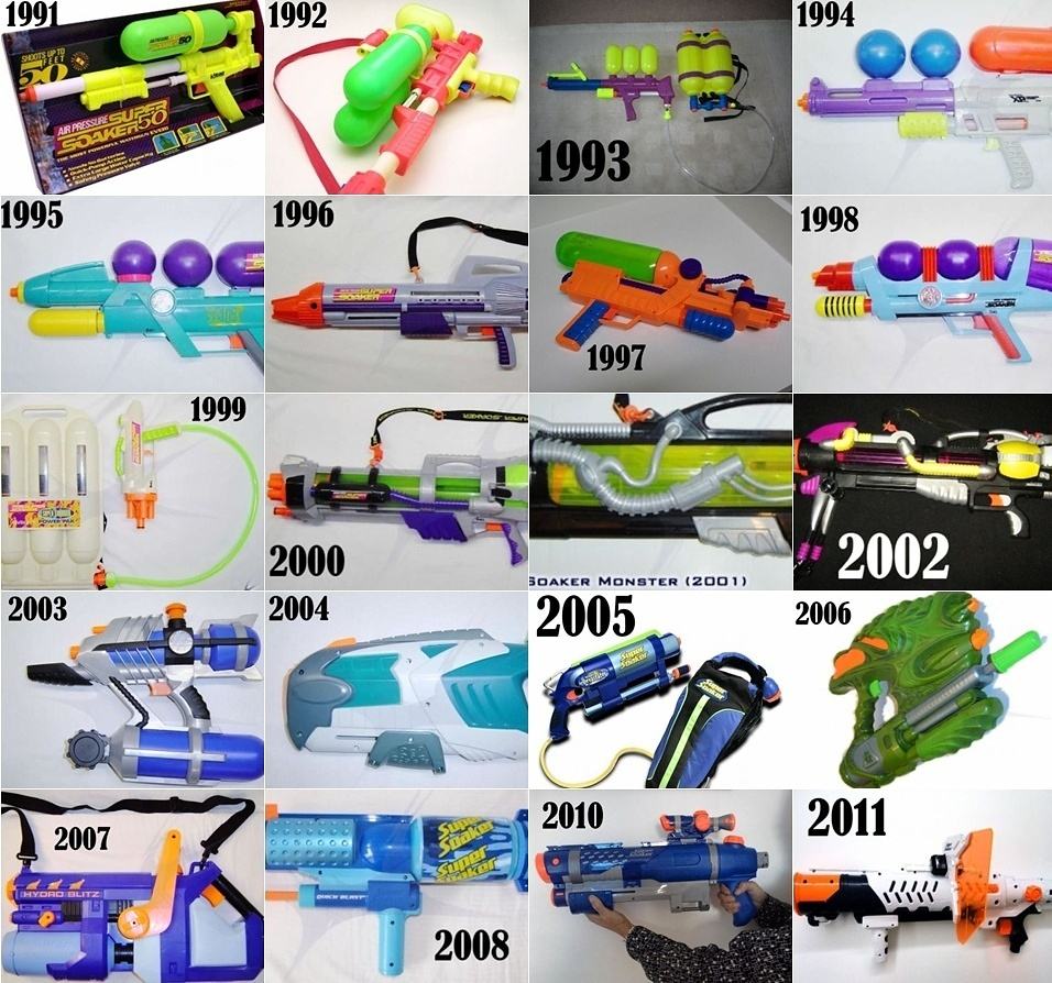 Obrázek The Evolution of Super Soakers