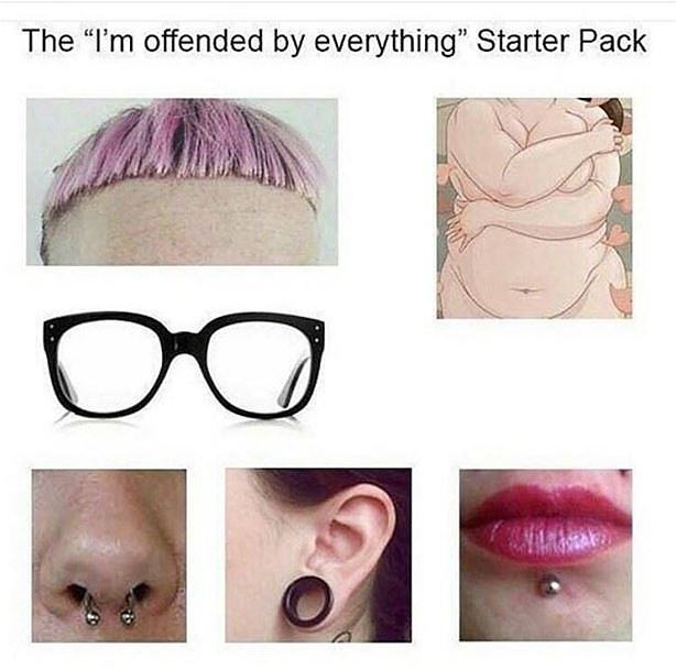 Obrázek The Im Offended By Everything Starter Pack
