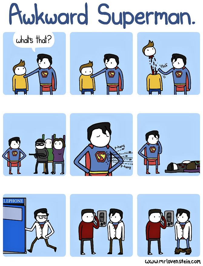 Obrázek The amazing adventures of Awkward Superman - 03-05-2012