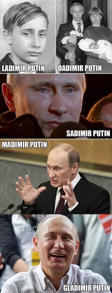 Obrázek The moods of Vladimir Putin