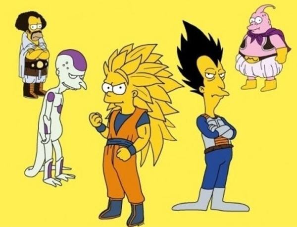 Obrázek The simpsons dragon ball